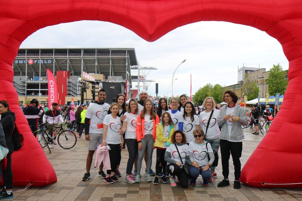 WCD team at the finish line