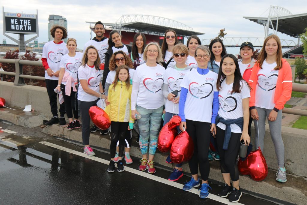 WCD team at the finish line