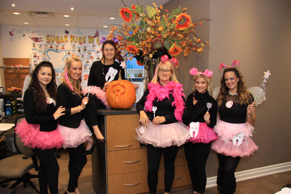 Halloween WCD staff in tooth fairy costume